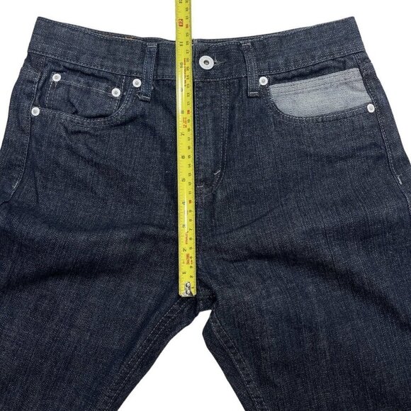 LEVI STRAUSS 562 Loose Taper Boy's 2-Toned Jeans 16 Reg Black Pockets Side‎ Zip - Picture 12 of 16